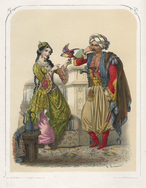 Lot 495, Auction  118, Bragelonne, Adolphe de Balathier de, Train de plaisir dans les cinq parties du monde