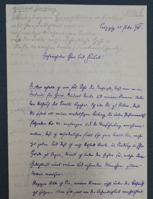 Lot 2011, Auction  118, Freytag, Gustav, 2 Briefe