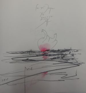 Lot 3524, Auction  118, Janssen, Horst, Ergo (mit Originalzeichnung)