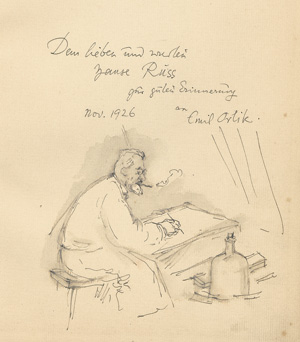 Lot 3669, Auction  118, Orlik, Emil, Neue fünfundneunzig Köpfe