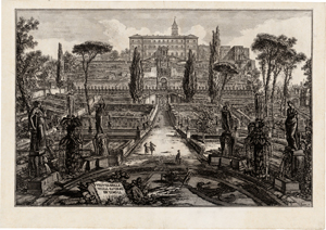 Lot 5269, Auction  118, Piranesi, Giovanni Battista, Veduta della Villa Estense in Tivoli