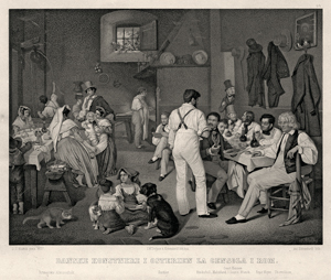 Lot 5301, Auction  118, Blunck, Detlev Conrad - nach, Dänische Künstler in der Osteria La Gensola in Rom