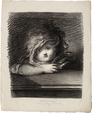 Lot 5345, Auction  118, Vogel, Christian Leberecht, Kleines Mädchen mit wirrem Haar