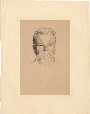 Lot 5357, Auction  118, Greiner, Otto, Bildnis von Max Klinger in Leipzig