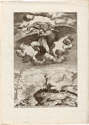 Lot 5412, Auction  118, Beatrizet, Nicolas, Der Raub des Ganymed