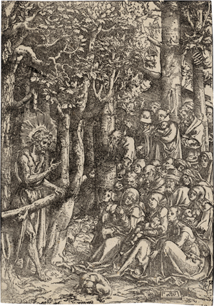 Lot 5441, Auction  118, Cranach d. Ä., Lucas, Die Predigt Johannes des Täufers