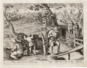 Lot 5464, Auction  118, Galle, Philips, Die Finkenjagd