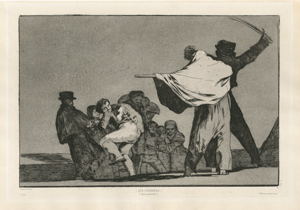 Lot 5477, Auction  118, Goya, Francisco de, Disparate Conocido (!Que Guerrero!). 