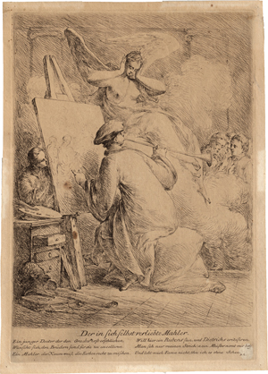 Lot 5597, Auction  118, Rode, Johann Heinrich, Der in sich selbst verliebte Maler