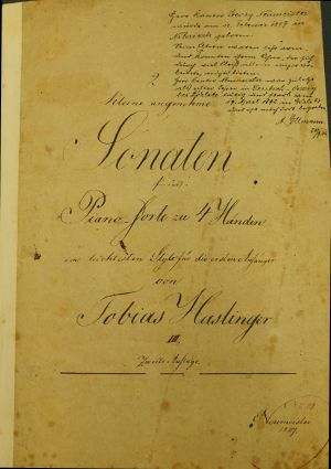 Lot 493, Auction  119, Diabelli, Antonio, Millionär-Walzer mit Trio und Coda