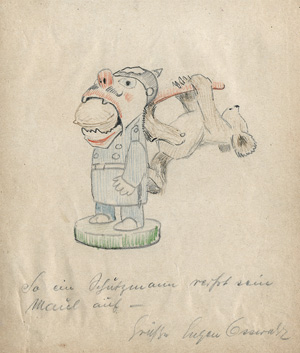 Lot 2213, Auction  119, Osswald, Eugen, Sammlung von 24 Orig.-Bleistiftzeichnungen