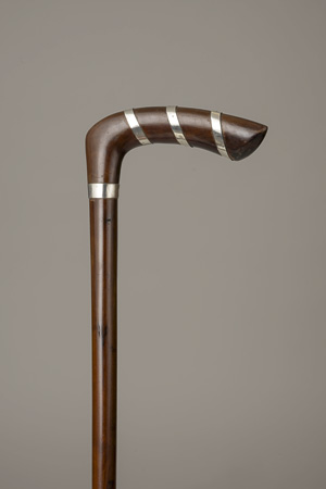 Lot 2342, Auction  119, Spazierstock mit silbermontiertem Hakengriff, Spazierstock mit silbermontiertem Hakengriff