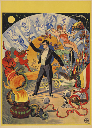 Lot 3551, Auction  119, Friedländer, Adolph, 2 Zauberplakate