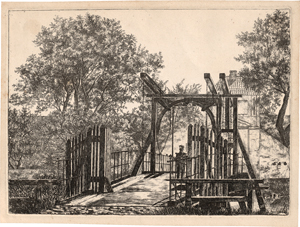 Lot 5339, Auction  119, Læssøe, Thorald, Eingang zum Kastellet 