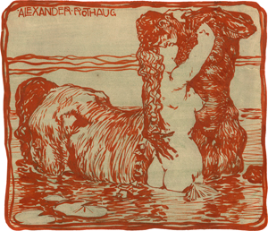 Lot 6966, Auction  119, Rothaug, Alexander, Kentaur und Nymphe