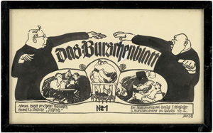 Lot 561, Auction  120, Weisgerber, Albert, Das Burschenblatt No. 1