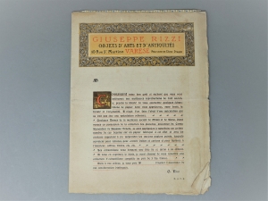 Lot 2249, Auction  120, Rizzi, Giuseppe, Drei Faltblätter mit Papier- und Stoffproben