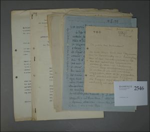 Lot 2546, Auction  120, Nationaltheater München, Korrespondenz um Engegemants-Konflikte mit Tilla Durieux