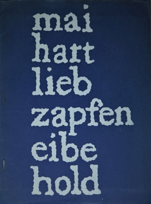 Lot 3502, Auction  120, Jandl, Ernst, mai hart lieb zapfen eibe hold
