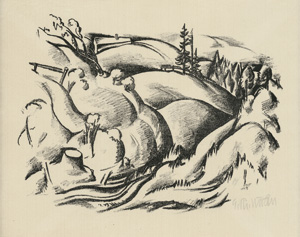 Lot 3857, Auction  120, Wörlen, Georg Philipp, 16 Lithographien zu "Vor-Alpen-Landschaft" und "Der Walddom" sowie eine gerahmte Landschaftslithographie.