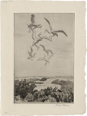 Lot 5495, Auction  120, Thoma, Hans, Wonne des Fliegens I