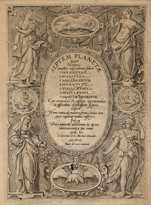 Lot 5548, Auction  120, Collaert, Adriaen, Die Folge der Planeten 