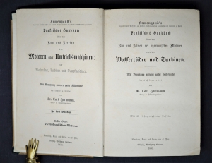 Lot 287, Auction  121, Armengaud, Jacques Eugene, Praktisches Handbuch über den Bau und Betrieb der hydraulischen Motoren