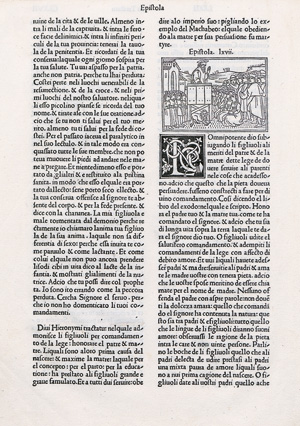 Lot 523, Auction  121, Typographia italiana, Typographie der Inkunabelzeit in originalen Einzelblättern