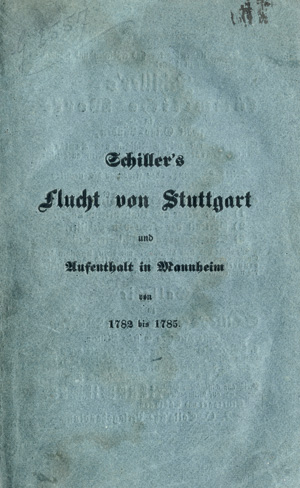 Lot 2149, Auction  121, Streicher, Andreas, Schiller's Flucht von Stuttgart 