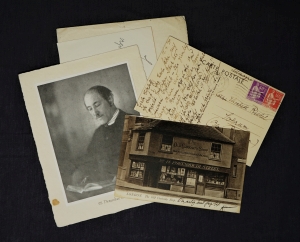 Lot 2390, Auction  121, Kerr, Alfred, 2 Postkarten + Beilagen