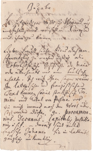 Lot 2419, Auction  121, Schiller, Friedrich von, Eigenhändiger Brief-Nachtrag