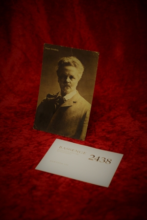 Lot 2438, Auction  121, Strindberg, August, Porträtfoto-Postkarte