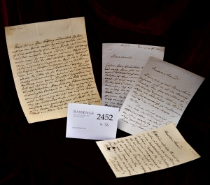 Lot 2452, Auction  121, Hügel, Carl Alexander von, 4 Briefe