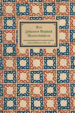 Lot 3246, Auction  121, Butzbach, Johannes, Wanderbüchlein