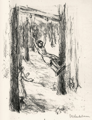 Lot 3324, Auction  121, Fontane, Theodor und Liebermann, Max, Effi Briest. Lithos von Liebermann