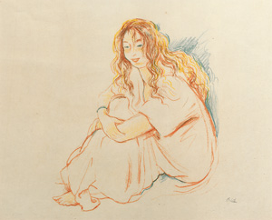 Lot 3377, Auction  121, Orlik, Emil, Porträt einer jungen Frau. Erinnerungen an Hiddensee