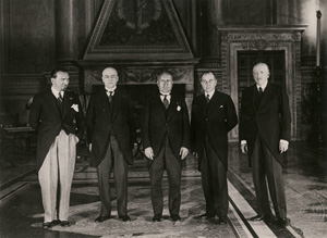 Lot 4289, Auction  121, Rome 1931, Chancellor Brüning visiting Benito Mussolini in Rome