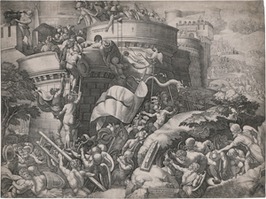 Lot 5149, Auction  121, Pencz, Georg, Die Eroberung von Karthago