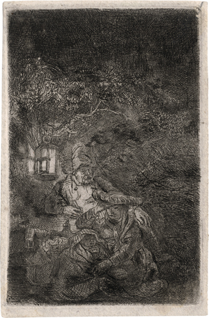 Lot 5159, Auction  121, Rembrandt Harmensz. van Rijn, Die Ruhe auf der Flucht, Nachtstück