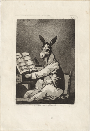 Lot 5241, Auction  121, Goya, Francisco de, Asta su Abuelo