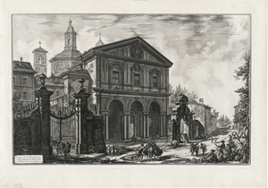 Lot 5277, Auction  121, Piranesi, Giovanni Battista, Veduta della Basilica di S. Sebastiano