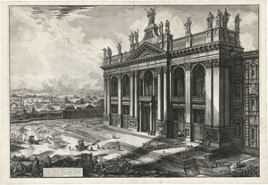 Lot 5284, Auction  121, Piranesi, Giovanni Battista, Veduta della Facciata della Basilica di S. Giovanni Laterano