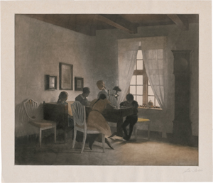 Lot 5339, Auction  121, Ilsted, Peter, Ein regnerischer Tag