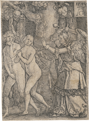 Lot 5421, Auction  121, Aldegrever, Heinrich, Die Vertreibung aus dem Paradies