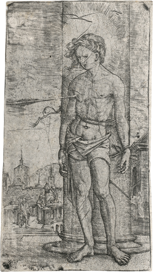 Lot 5427, Auction  121, Altdorfer, Albrecht, Der heilige Sebastian an der Säule