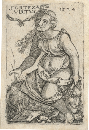 Lot 5438, Auction  121, Beham, Hans Sebald, Die Tapferkeit 