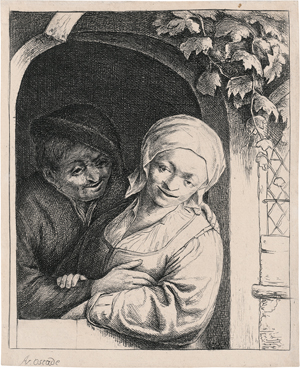 Lot 5564, Auction  121, Ostade, Adriaen van, Die ländliche Zärtlichkeit
