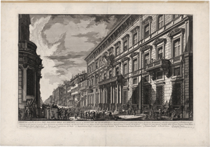 Lot 5581, Auction  121, Piranesi, Giovanni Battista, Veduta del Palazzo dell´Accademia di Francia