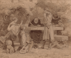 Lot 6817, Auction  121, Werner, Anton von, Frau Aventiure: Wolfram von Eschenbach