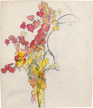 Lot 6872, Auction  121, Peschka, Anton Emanuel, Herbstliche Weinranke